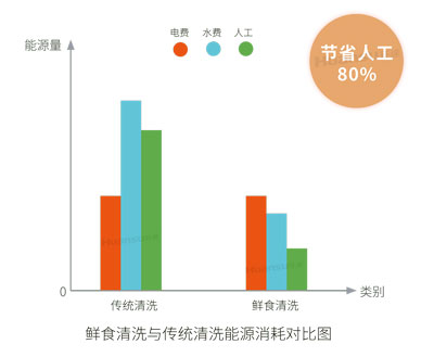 環速食材批量清洗機，快速洗凈食材！