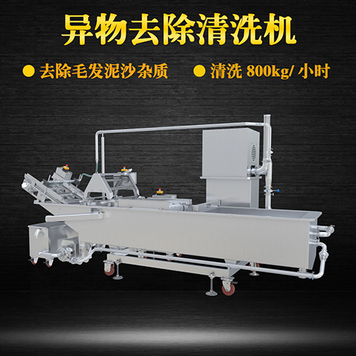 粽子葉氣泡清洗機，清洗800kg小時，粽子葉氣泡清洗機